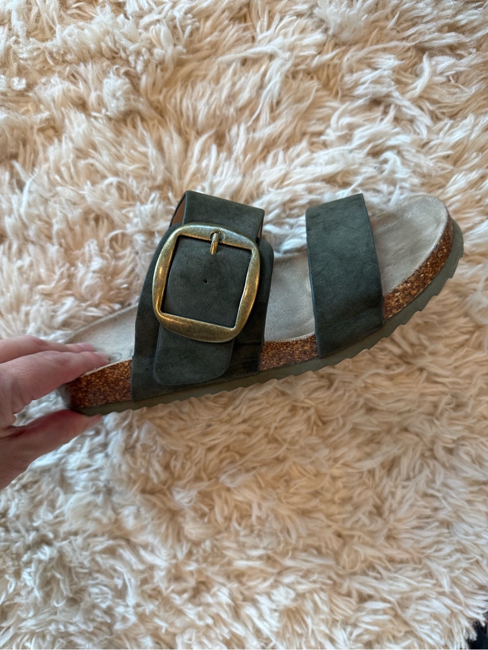 Bjorndal olive green sandals women’s size 8 - Picture 3 of 5